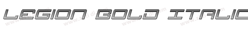 Legion Bold Italic B字体转换